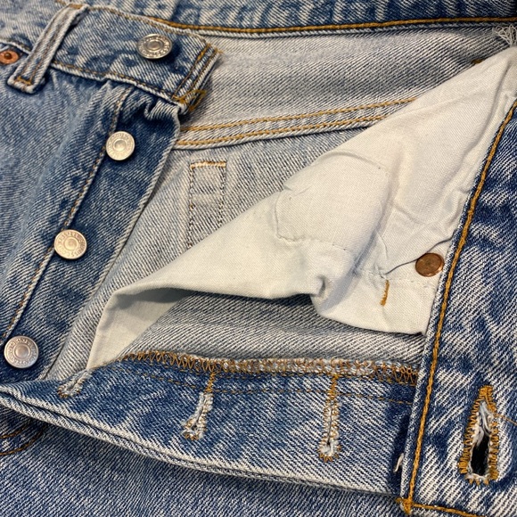 Vintage 501 Button Fly Levi’s Blue Jeans Tag Says W29xL30 Made in USA 92? - Picture 15 of 16